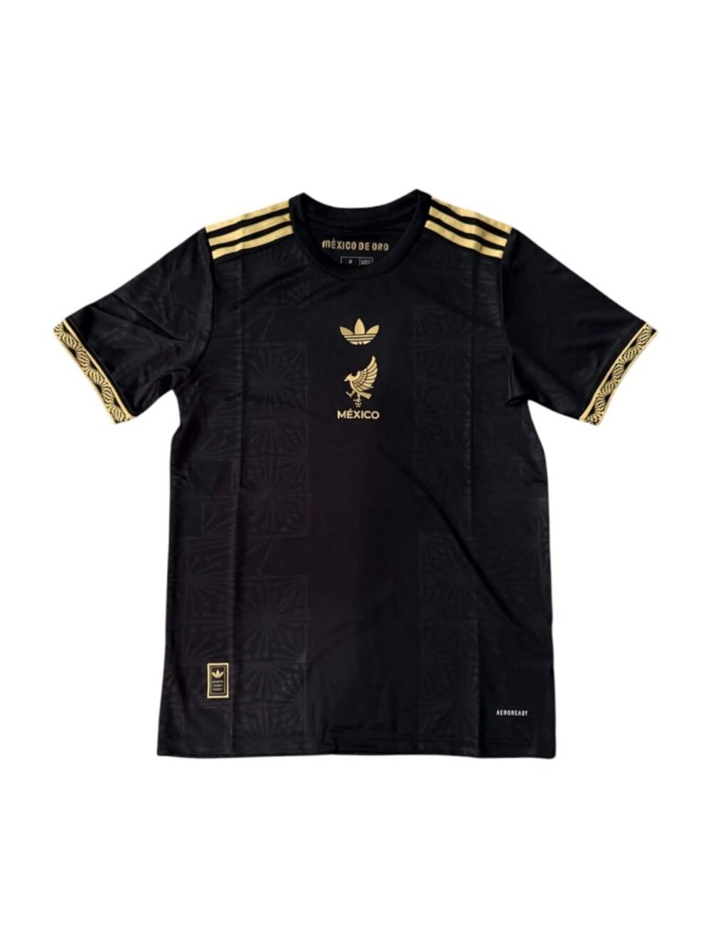 adidas Mexico Gold Soccer Jersey